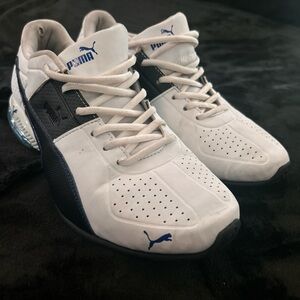 Puma White and Black Athletic Shoes